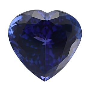Certified & Appraised AAAA VIVID Tanzanite (Hrt Free Size) Approx 12.00 ctw
