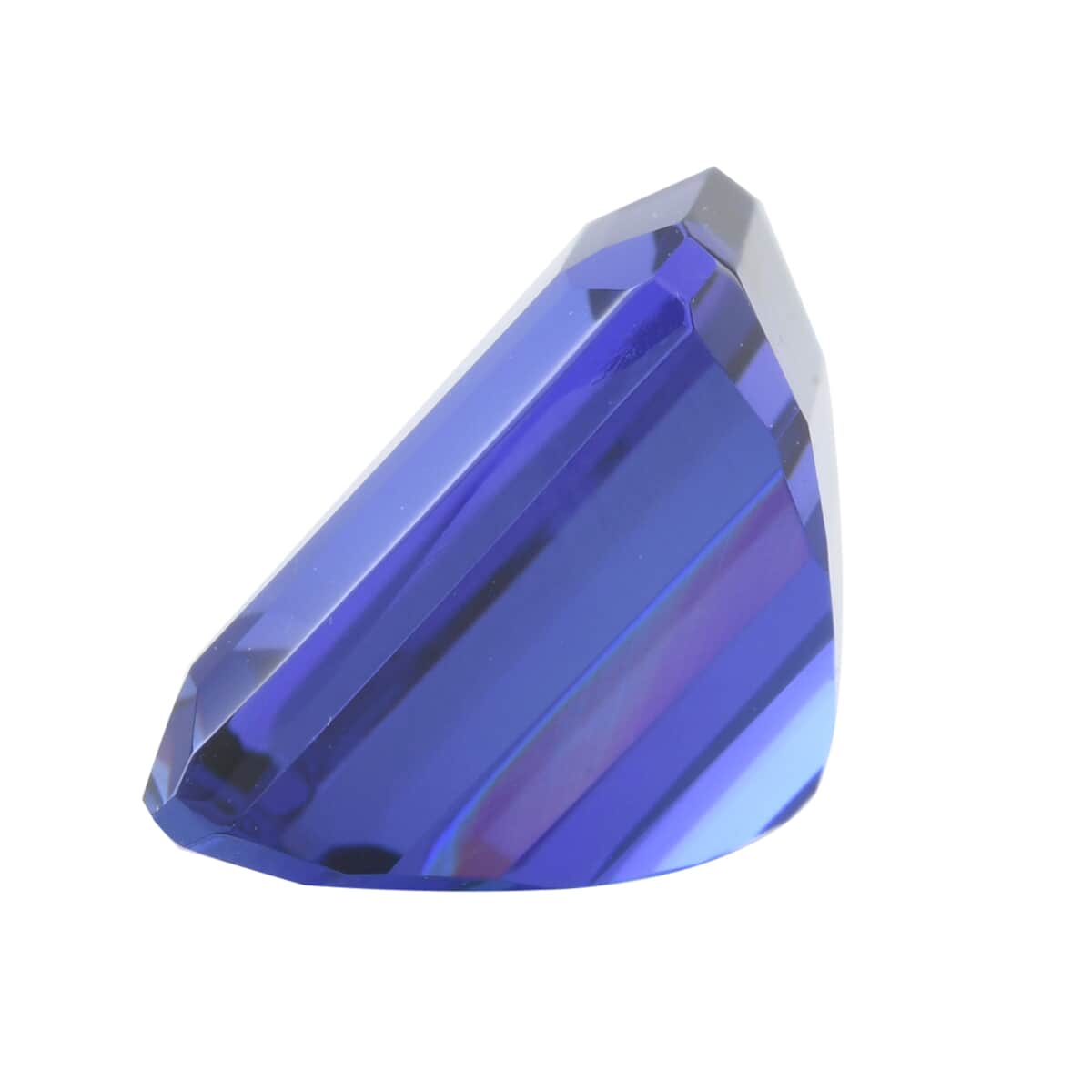 Certified & Appraised AAAA VIVID Tanzanite (Oct Free Size) Approx 12.00 ctw image number 1