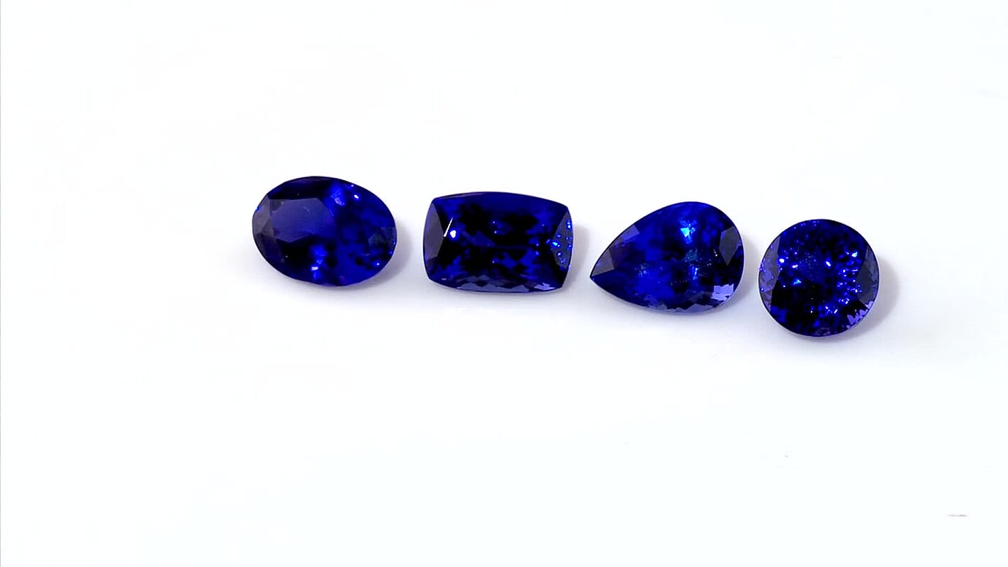 AAAA VIVID Tanzanite (Pear Free Size) 12.01 ctw