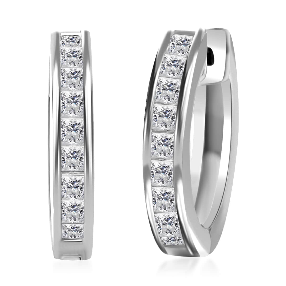 Moissanite hoop 2024 earrings sale