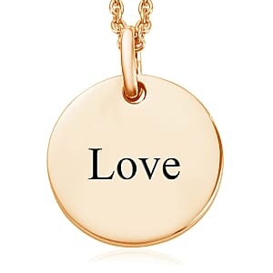 14K Yellow Gold Over Sterling Silver Pendant Necklace (20 Inches) (3 g)