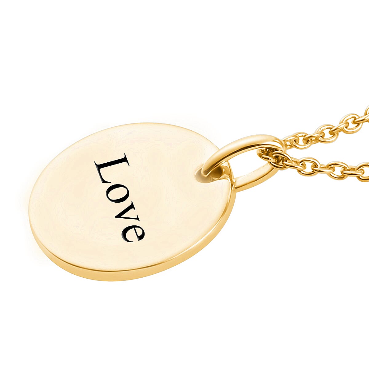 14K Yellow Gold Over Sterling Silver Pendant Necklace (20 Inches) (3 g) image number 1