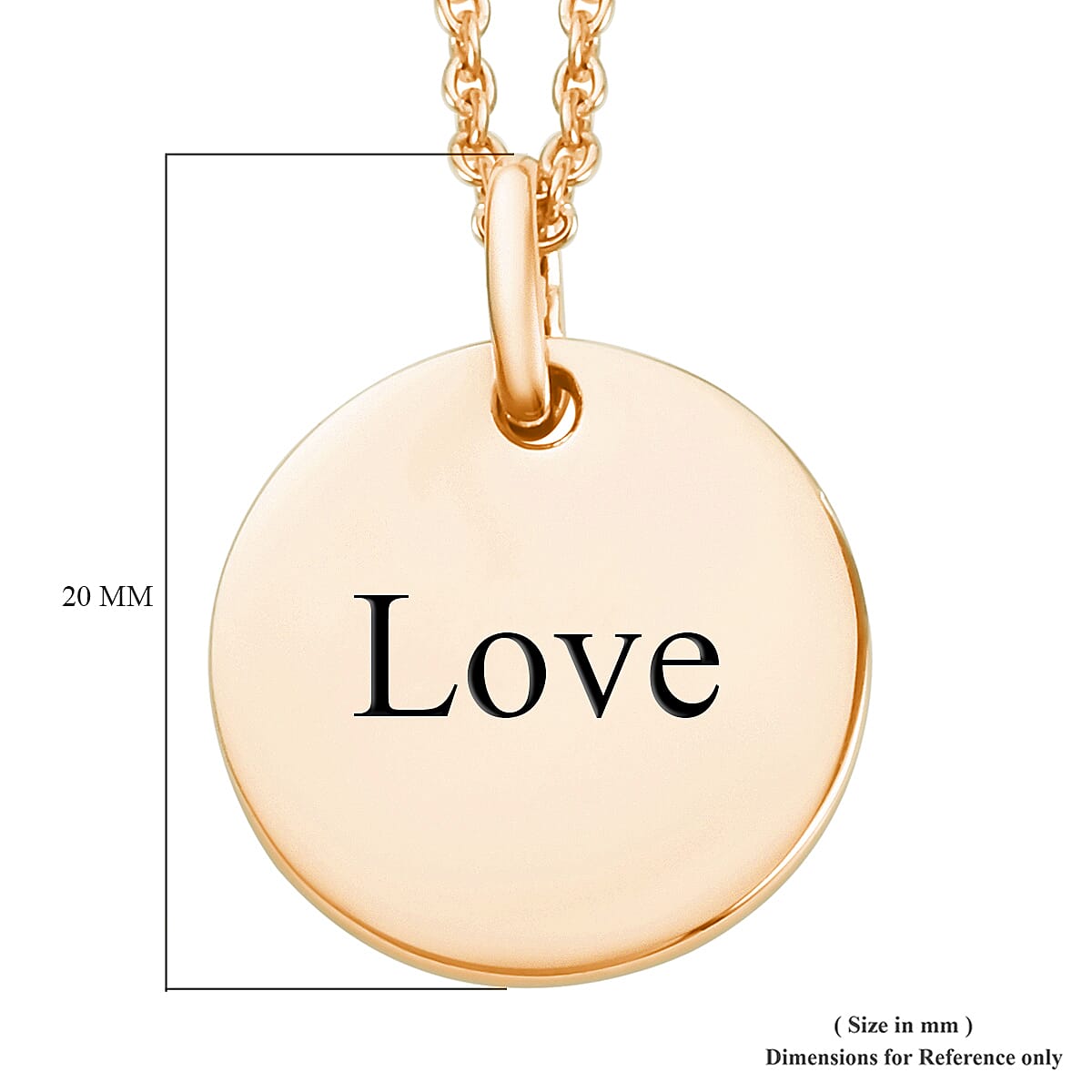 14K Yellow Gold Over Sterling Silver Pendant Necklace (20 Inches) (3 g) image number 3