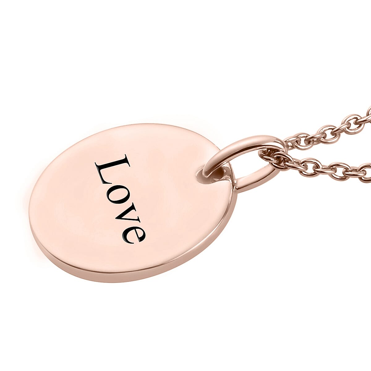 14K Rose Gold Over Sterling Silver Pendant Necklace (20 Inches) (3 g) image number 1