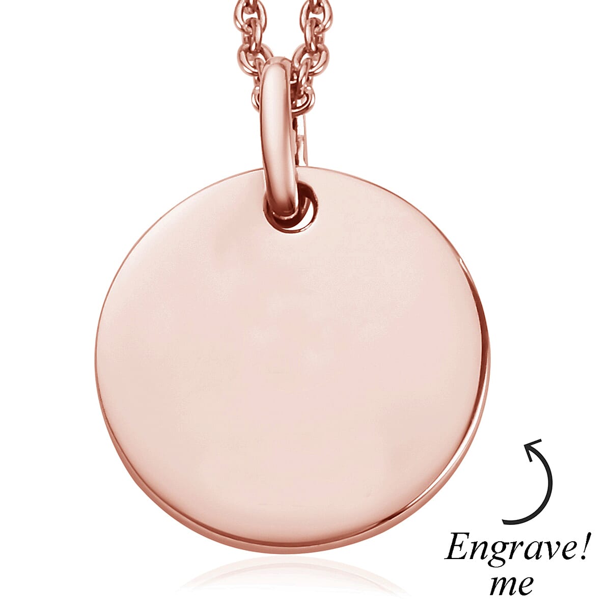 14K Rose Gold Over Sterling Silver Pendant Necklace (20 Inches) (3 g) image number 2