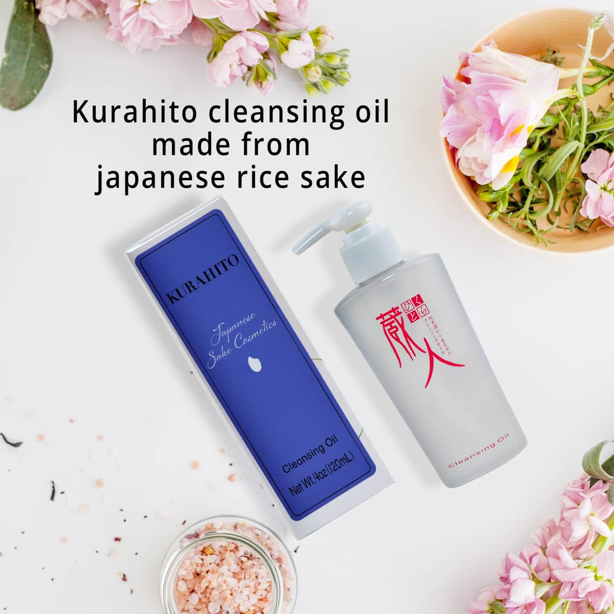 Kurahito Cleansing Oil Made from Japanese Rice Sake 120ml/4 oz image number 1