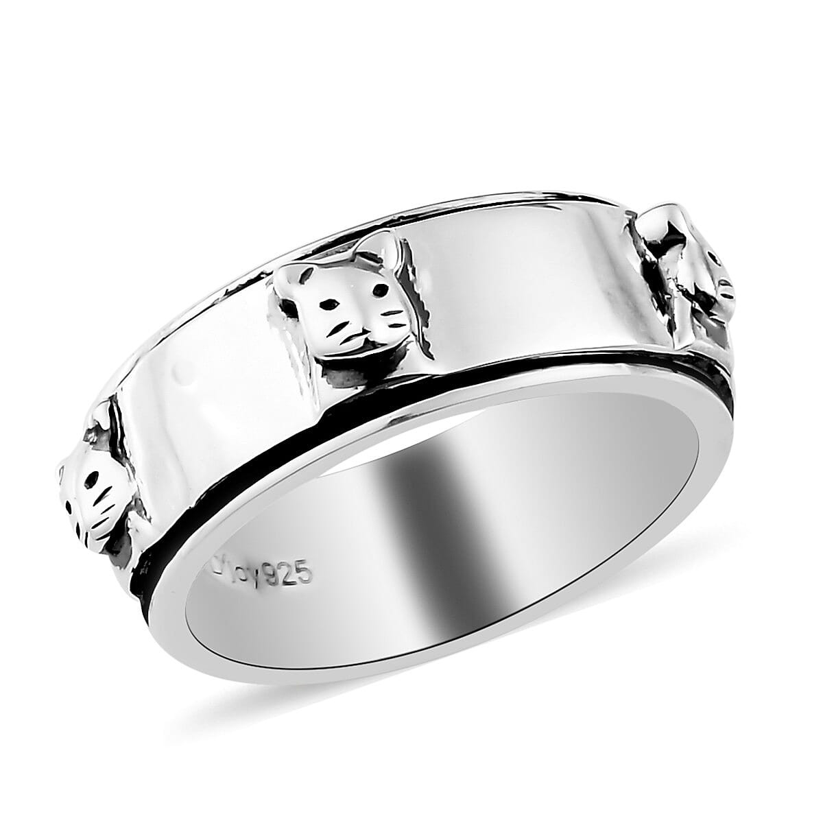 Sterling Silver Stackable Ring (Size 7.0) 4.70 Grams