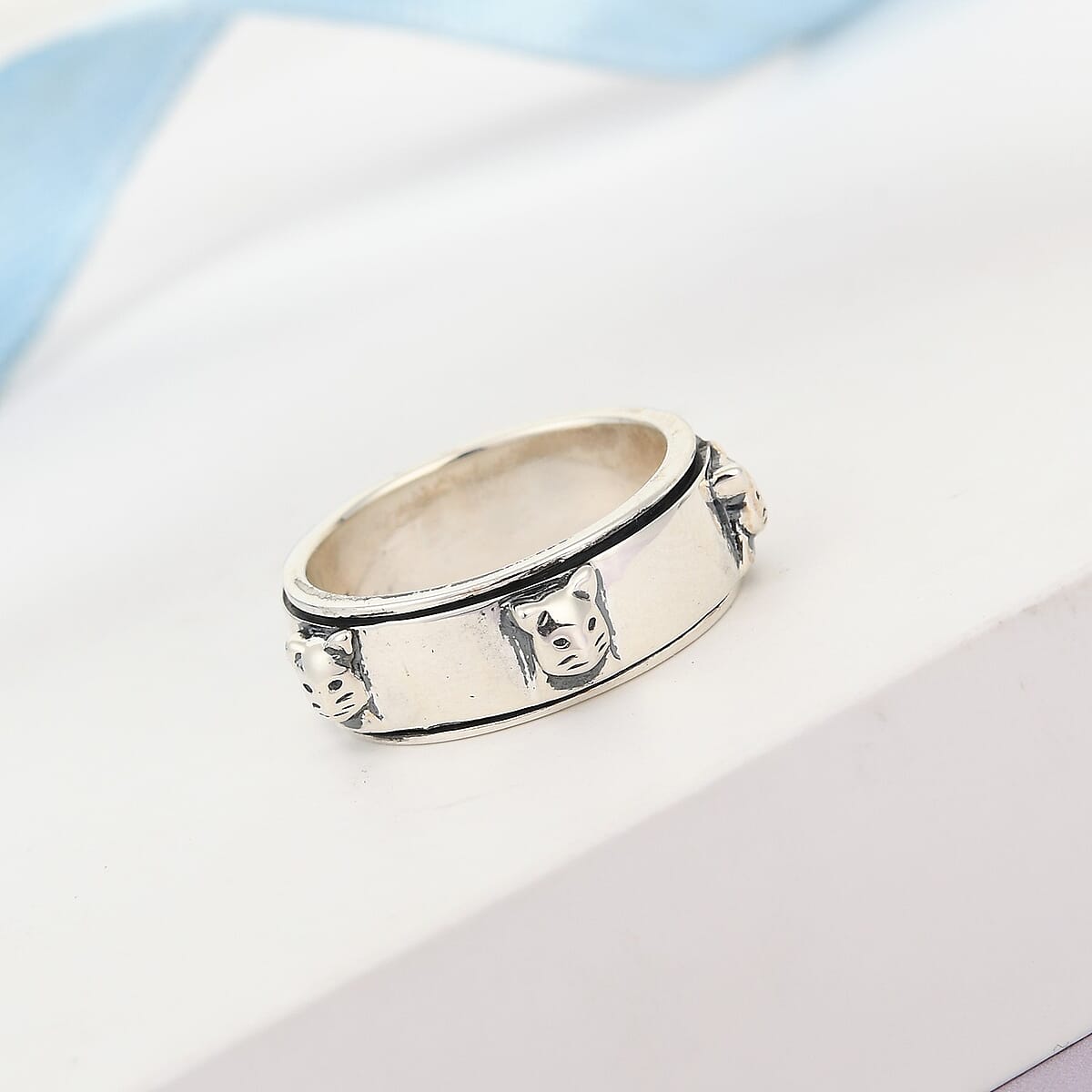 Sterling Silver Stackable Ring 4.70 Grams image number 1