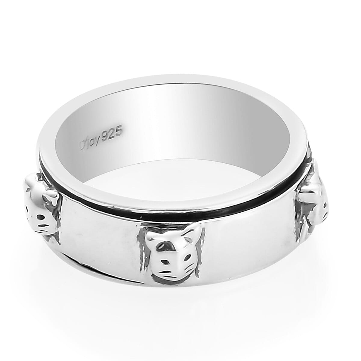 Sterling Silver Stackable Ring (Size 7.0) 4.70 Grams
