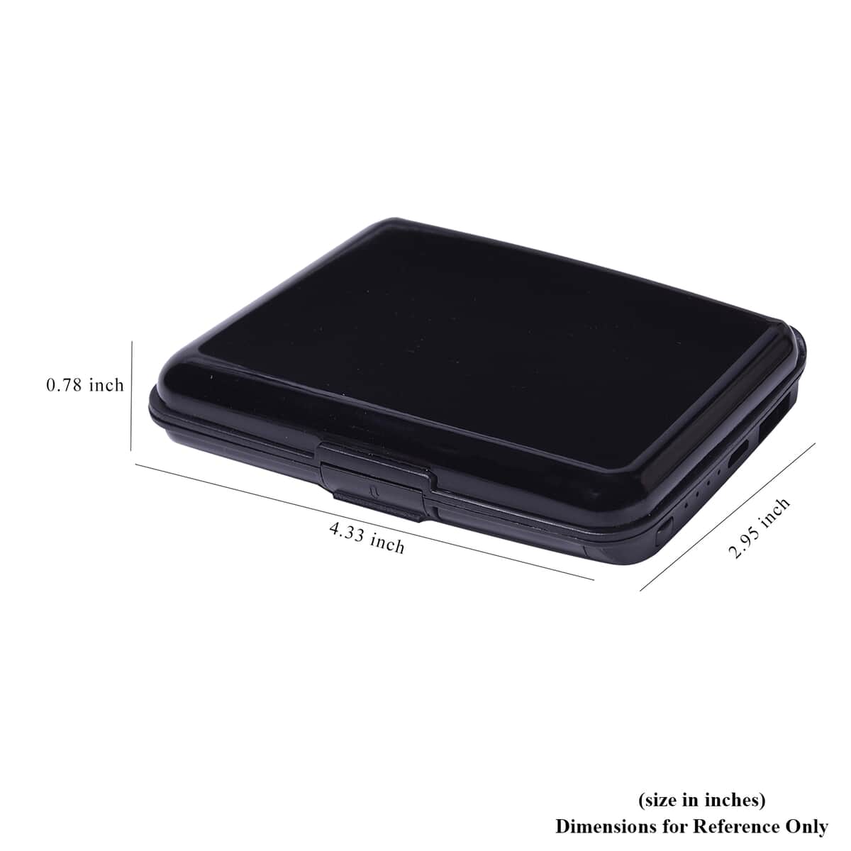 Homesmart 2-in-1 Black RFID Wallet with 1800mAH Power Bank & USB Cable (To Charge Power Bank) image number 6