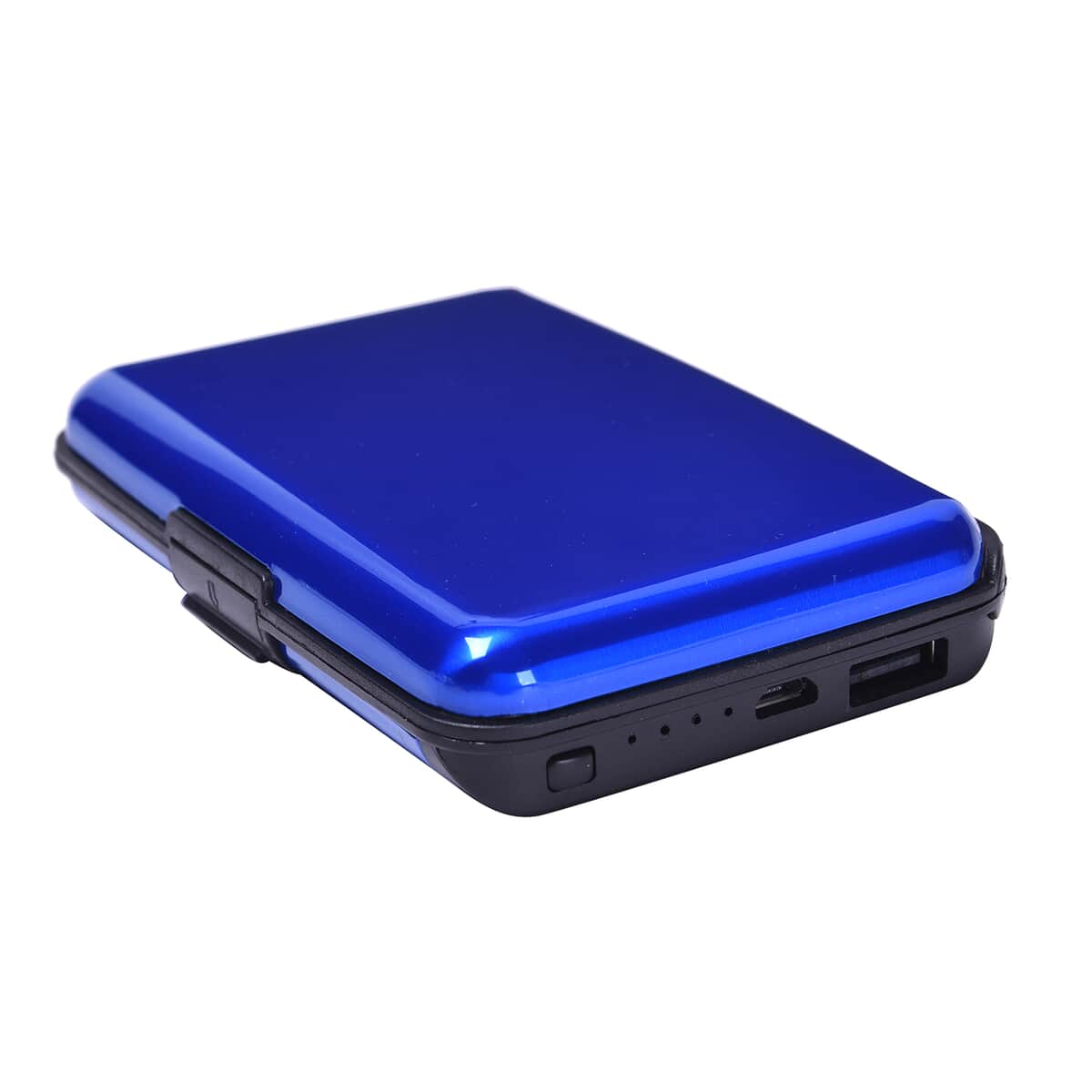 Homesmart 2-in-1 Blue RFID Wallet with 1800mAh Power Bank & USB Cable (To Charge Power Bank) image number 3