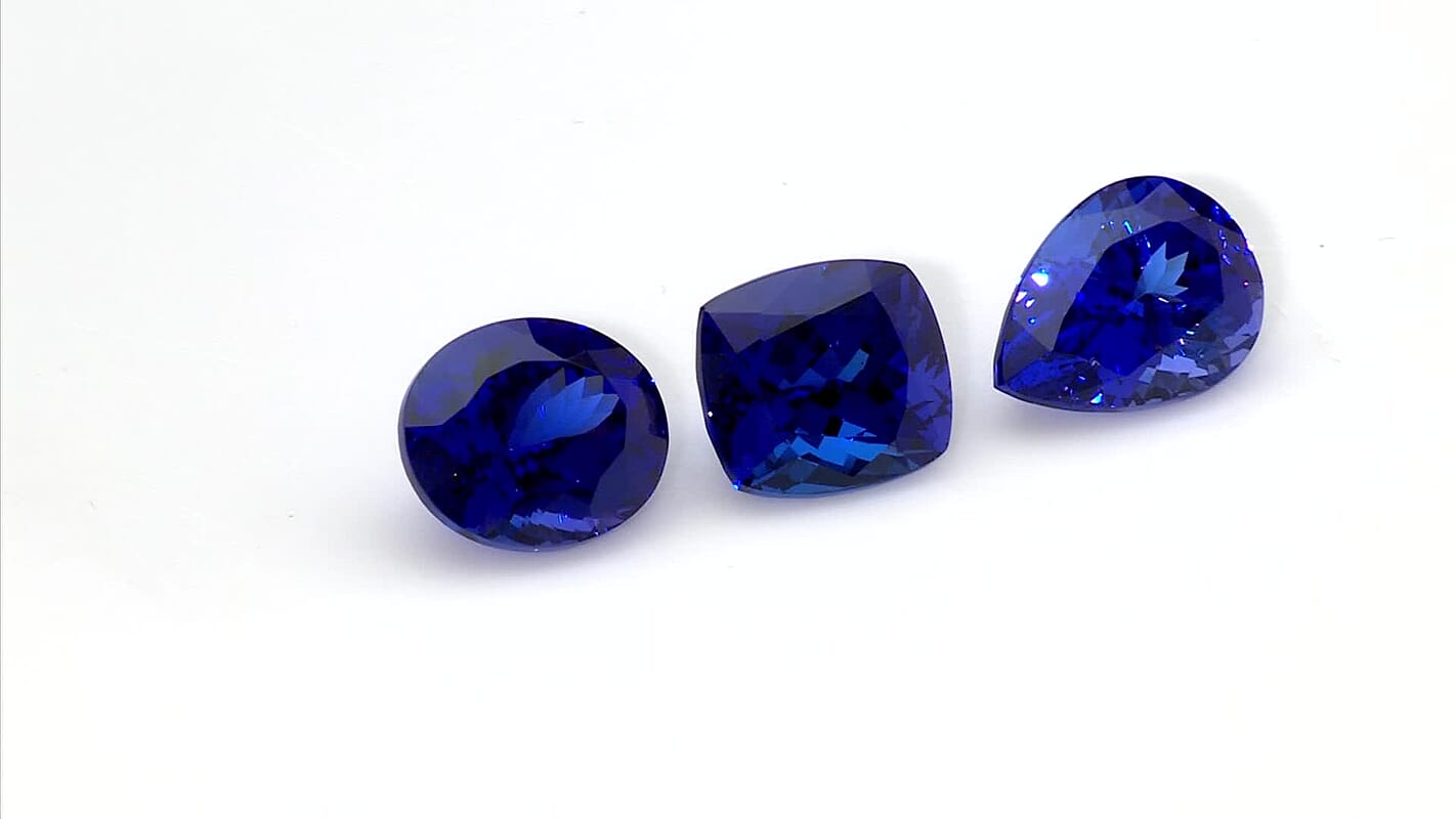 AAAA VIVID Tanzanite (Cush Free Size) 13.01 ctw
