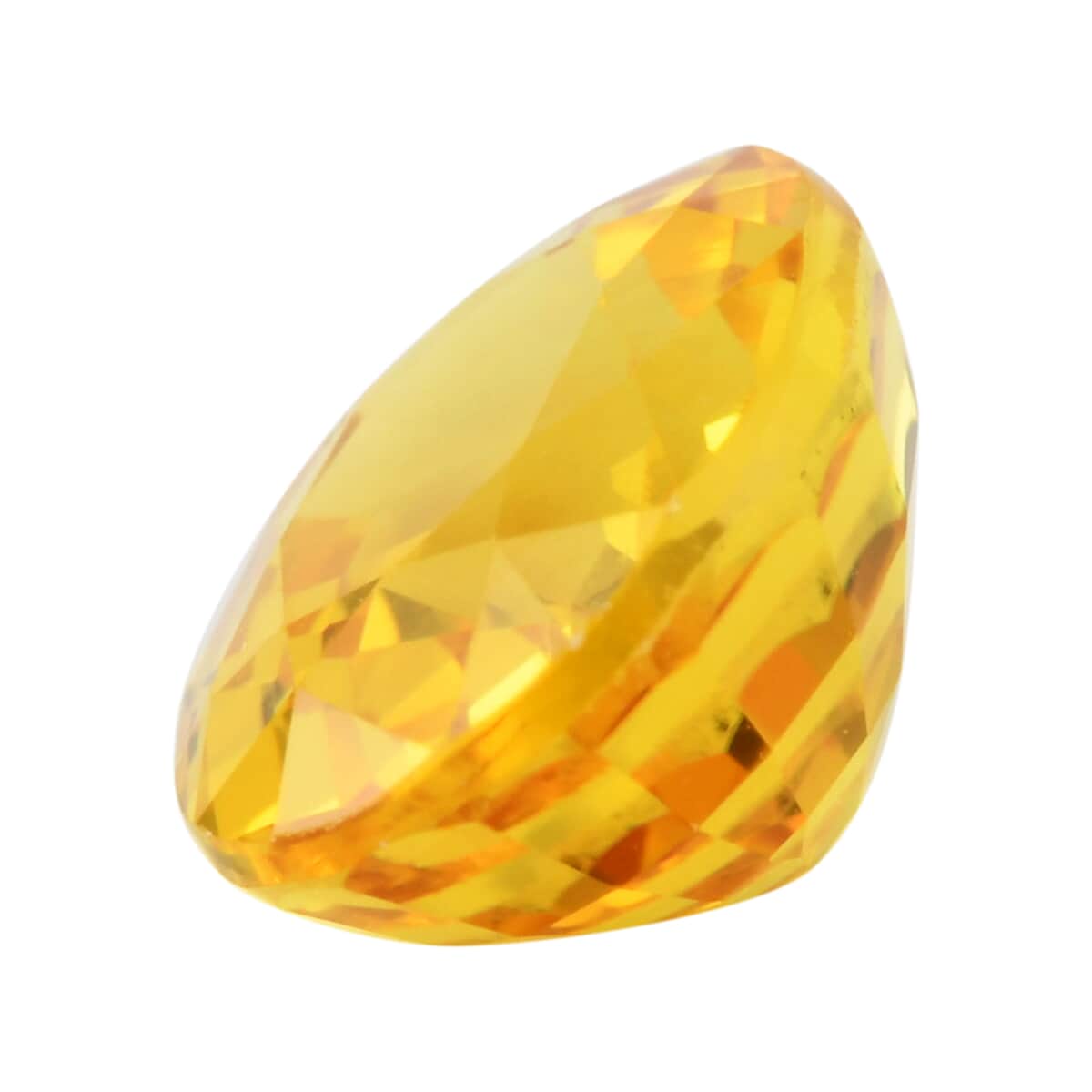 Appraised AAAA Yellow Sapphire (Ovl 9x7 mm)Aprx 2.30 ctw image number 1