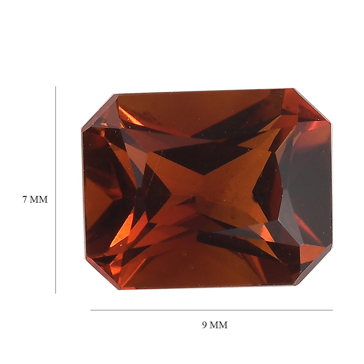 AA Brazilian Cherry Citrine (Oct 9x7 mm) 1.90 ctw Loose Gemstone