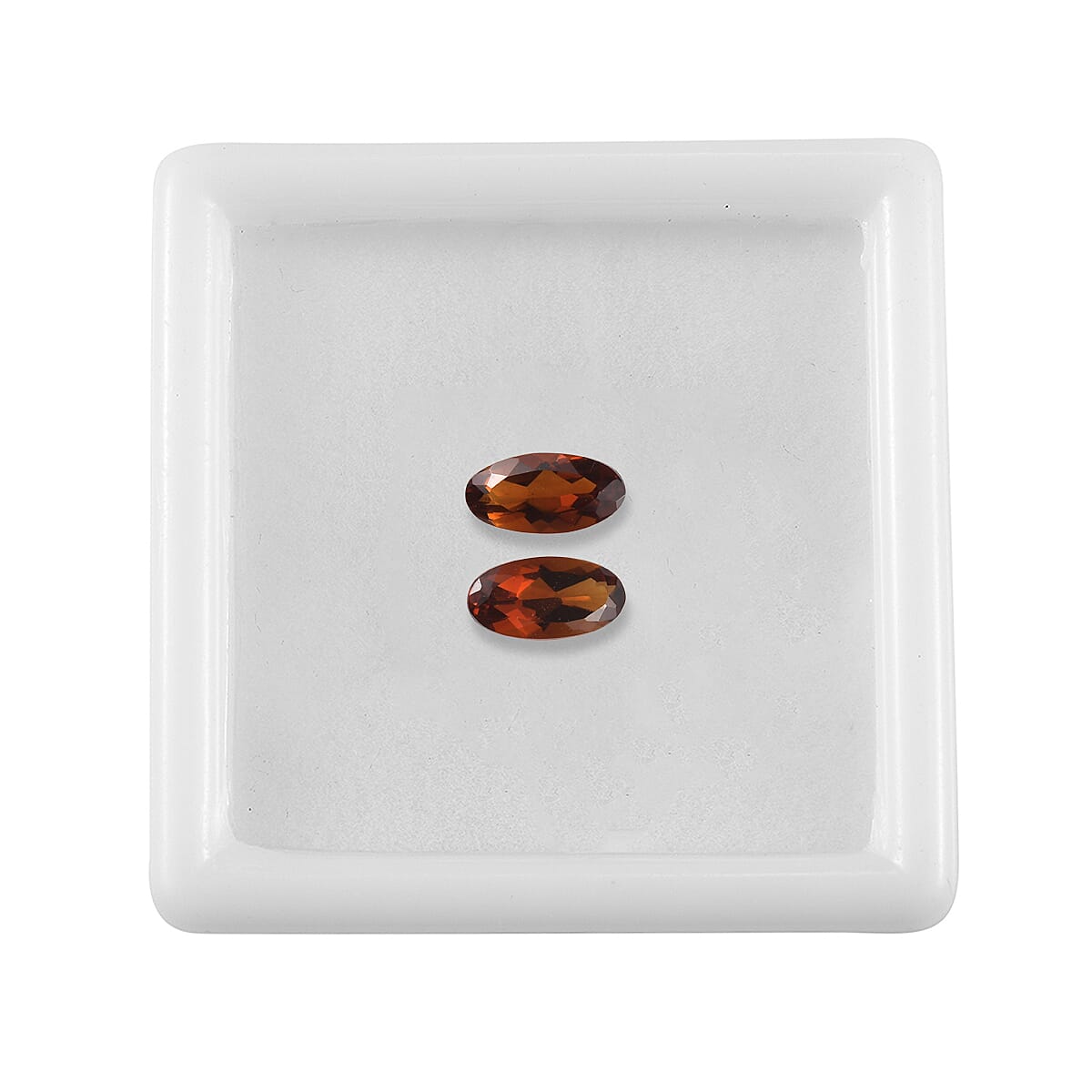 Brazilian Cherry Citrine Set of 2 (Ovl 8x4 mm) 1.01 ctw Loose Gemstone