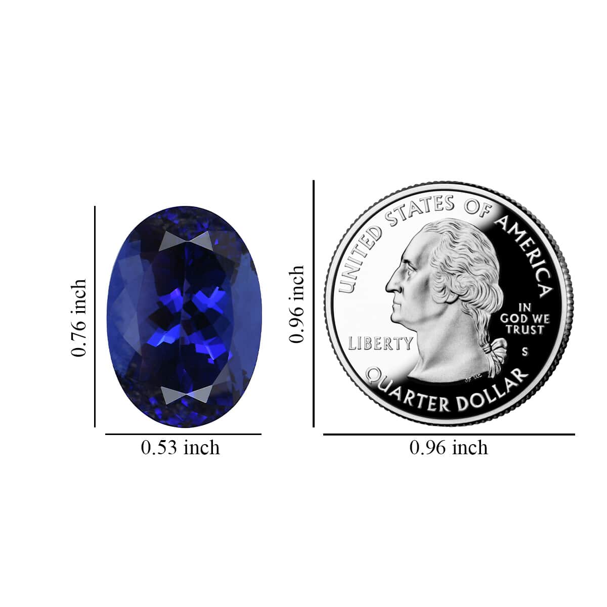 Certified & Appraised AAAA Tanzanite (Ovl Free Size) 20.65 ctw image number 3