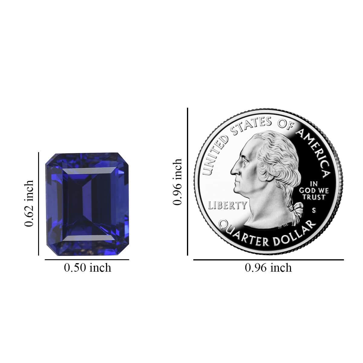 AAAA Tanzanite with Appraised Certificate (Oct Free Size) 18.50 ctw image number 3