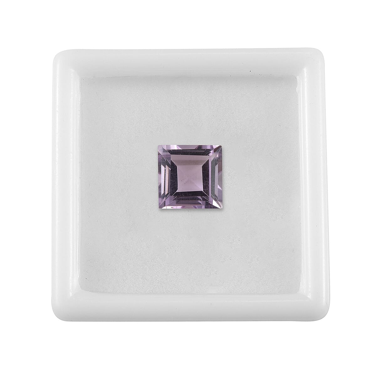 Rose De France Amethyst (Sqr 9 mm) 2.88 ctw Loose gemstone