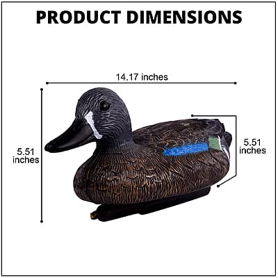 Lifelike Duck Statue Garden Decoration