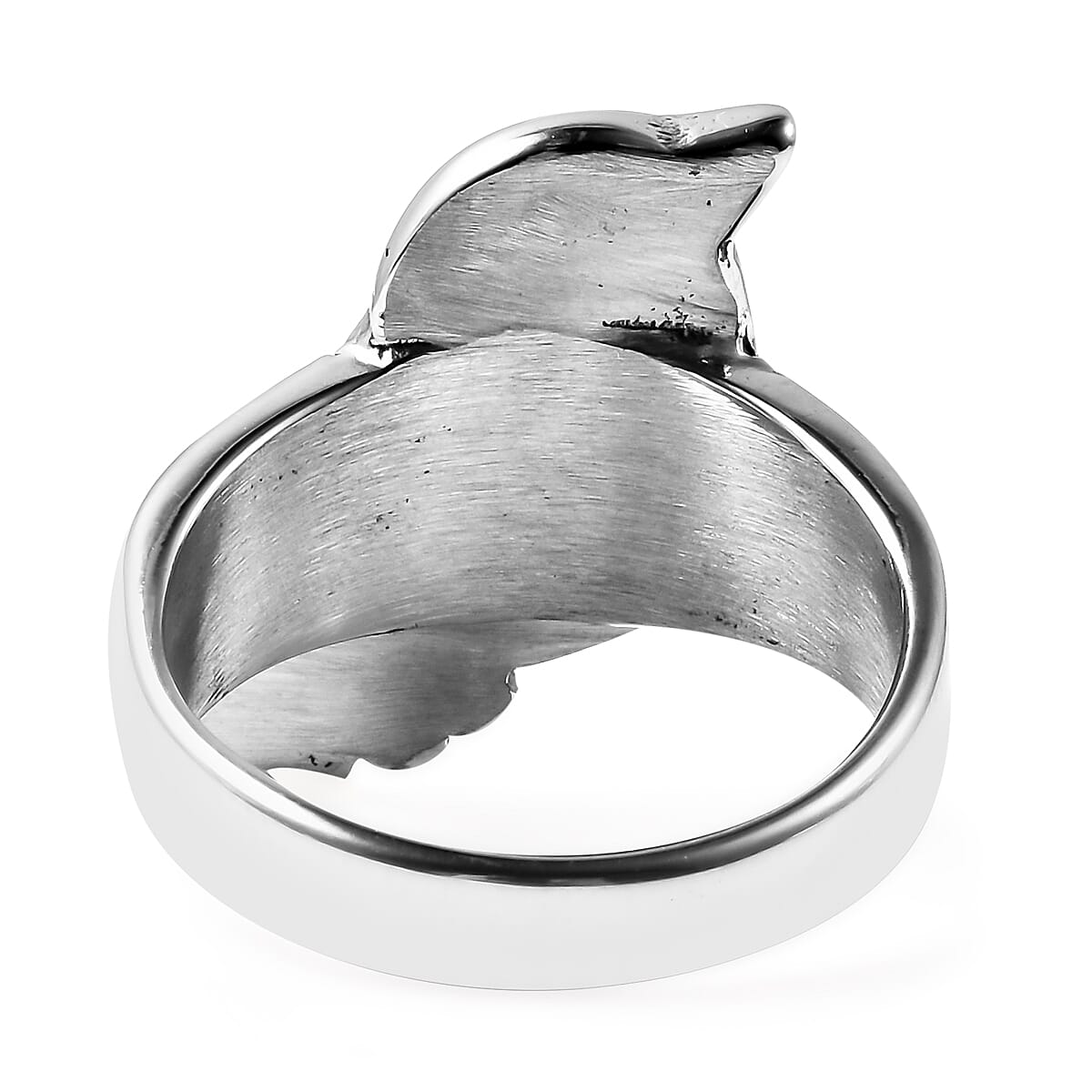 Unakite Sparrow Bird Ring in Stainless Steel (Size 7.0) 10.00 ctw image number 2