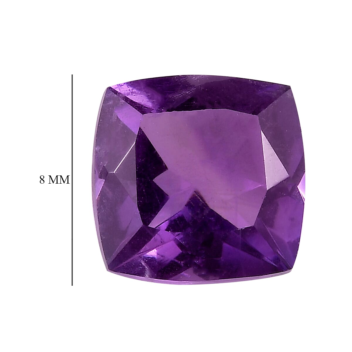 AA Mashamba Amethyst (Cush 8x8 mm) 1.95 ctw Loose Gemstone
