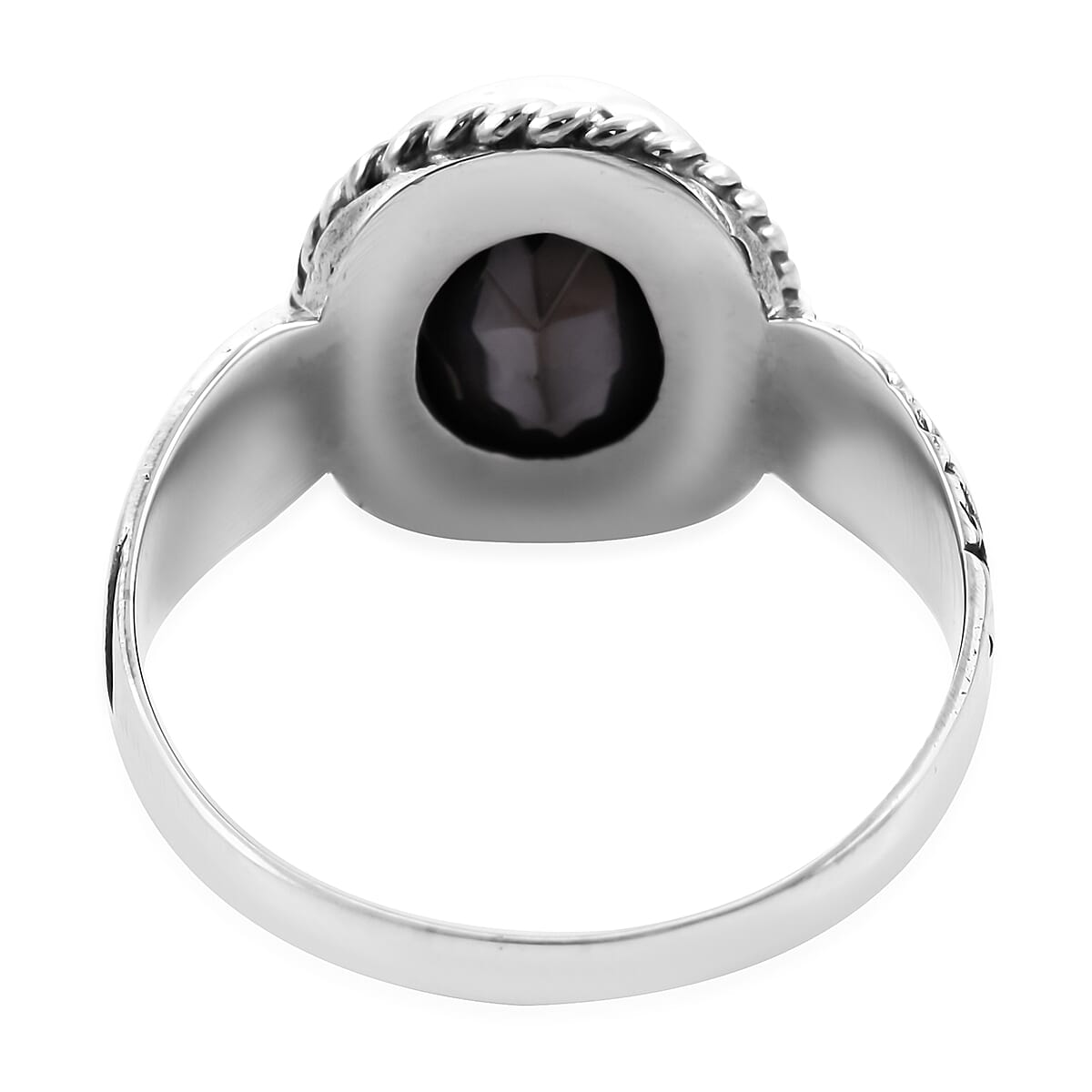 Bali Legacy Elite Shungite Ring in Sterling Silver (Size 10.0) 3.25 ctw