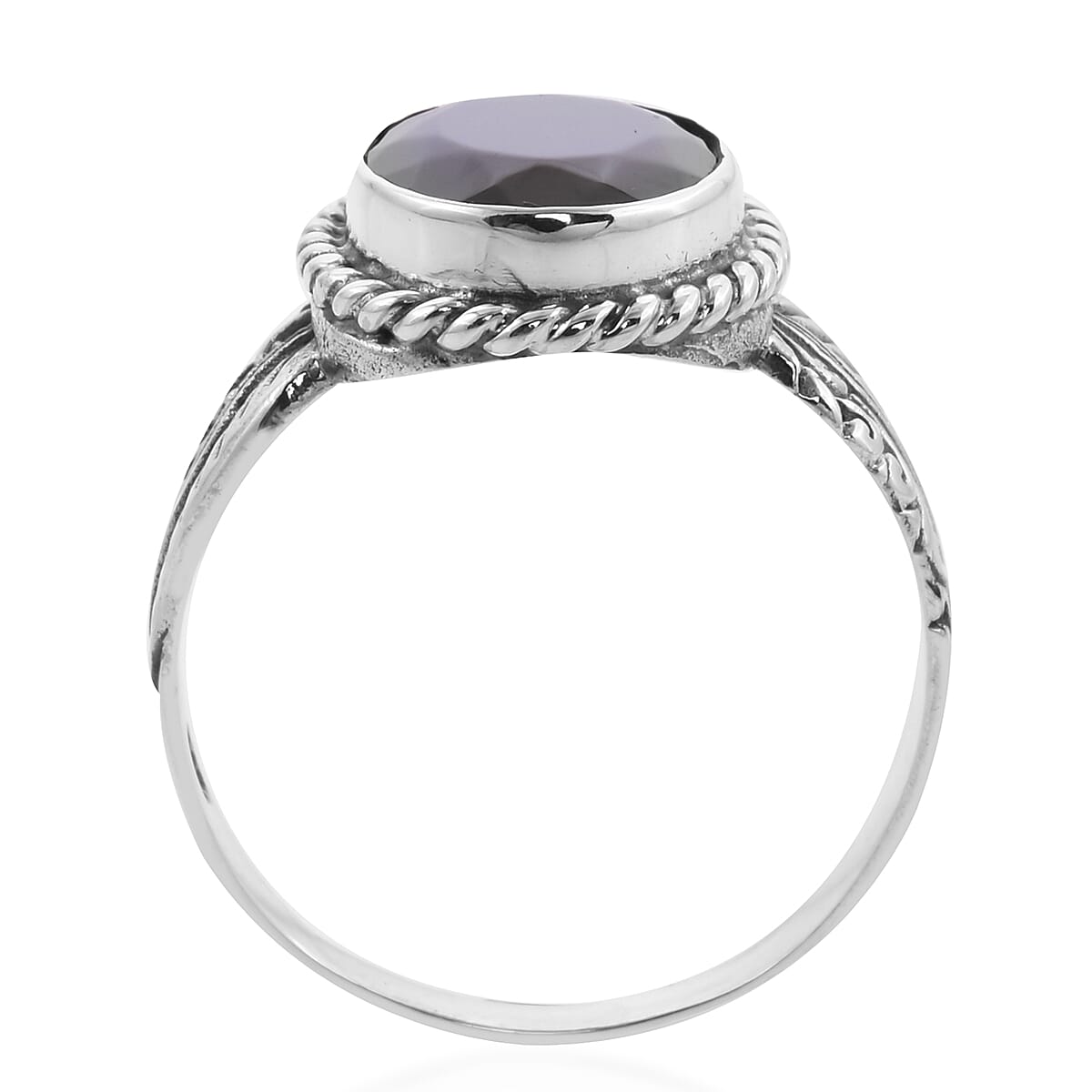 Bali Legacy Elite Shungite Ring in Sterling Silver (Size 10.0) 3.25 ctw