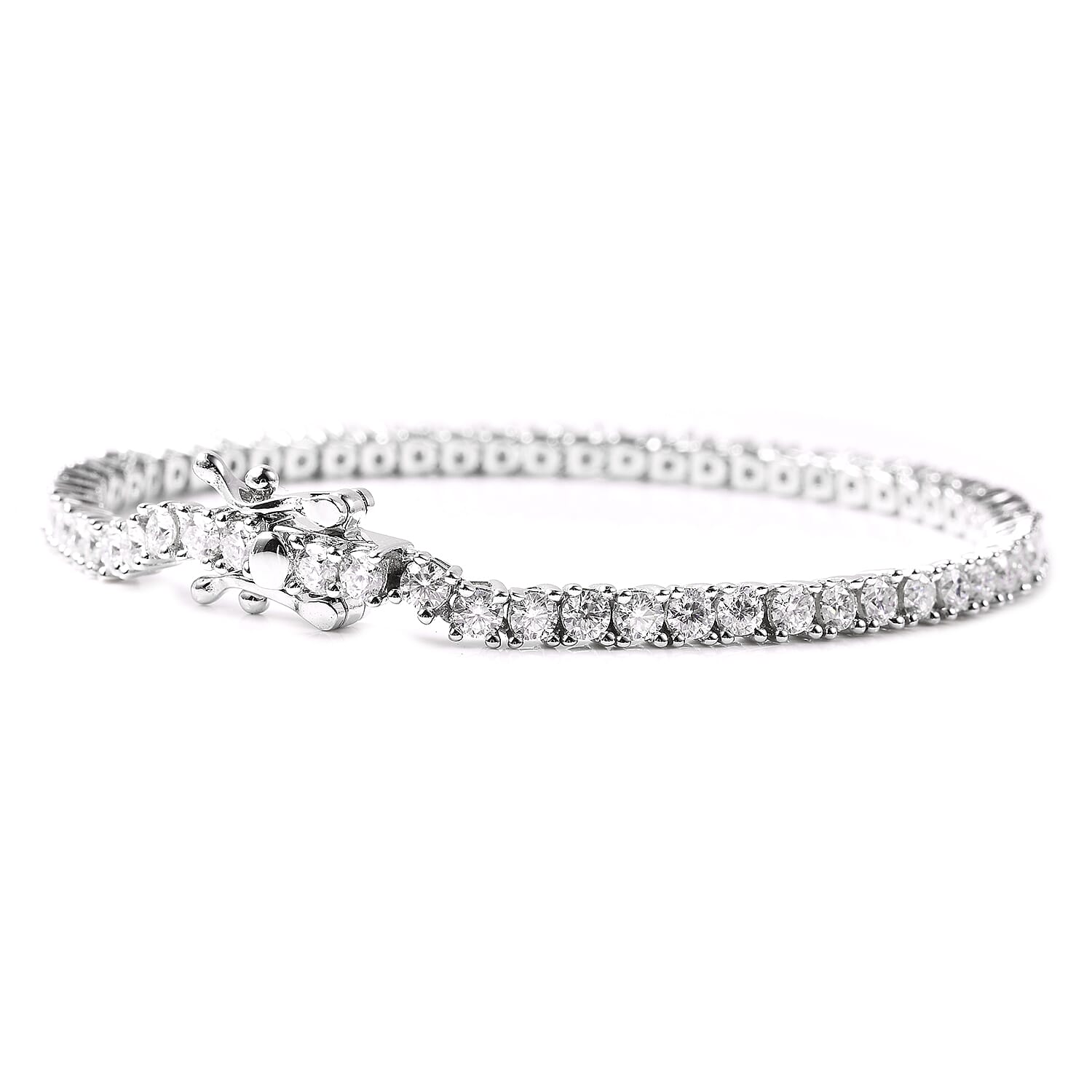 White Moissanite / 7.25 Inches - Product card gallery slide 4 (9431148527871)