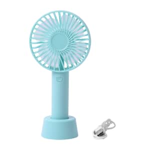 HOMESMART Green Portable Handy Mini Fan with 3 Speed Setting (1200 mAh)