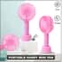 Homesmart Pink Portable Handy Mini Fan with 3 Speed Setting (1200 mAh) image number 1