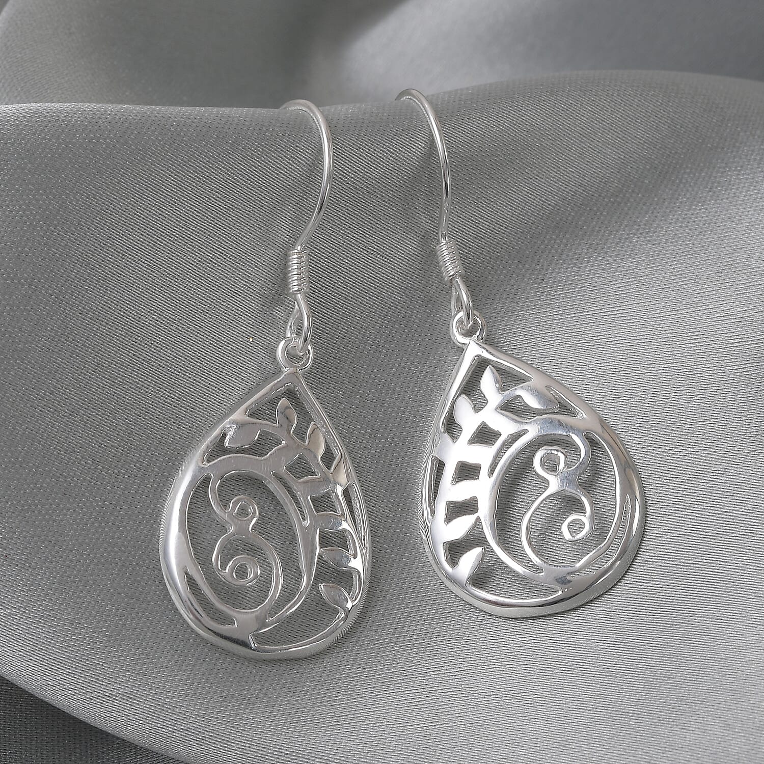 Sterling Silver Dangling Earrings 4.45 Grams