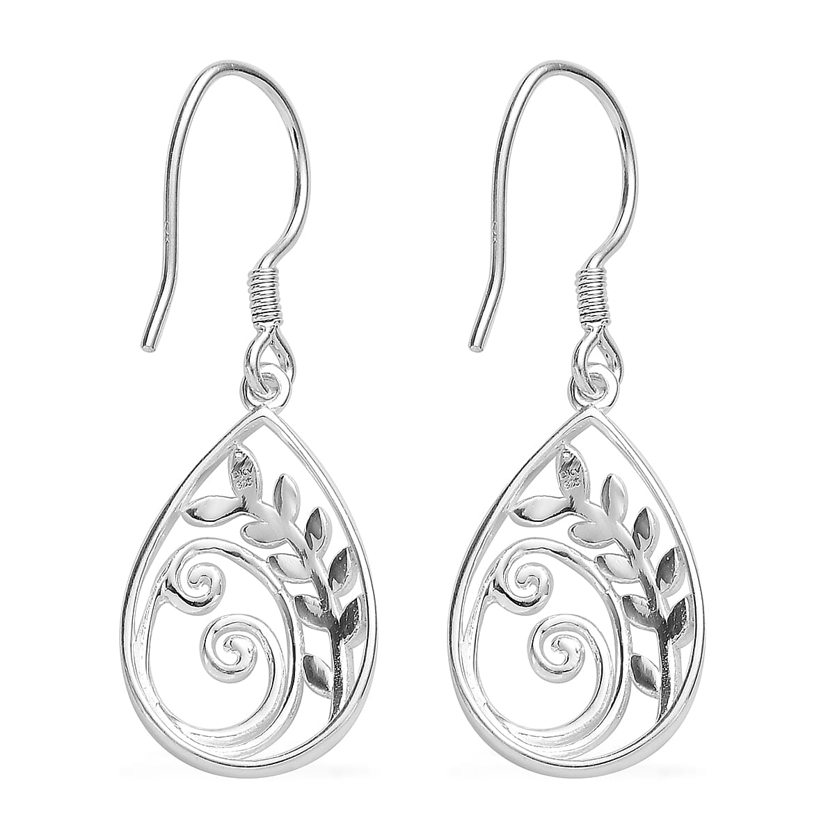 Sterling Silver Dangling Earrings 4.45 Grams