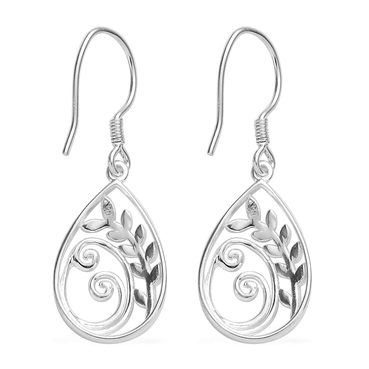 Sterling Silver Dangling Earrings 4.45 Grams image number 5