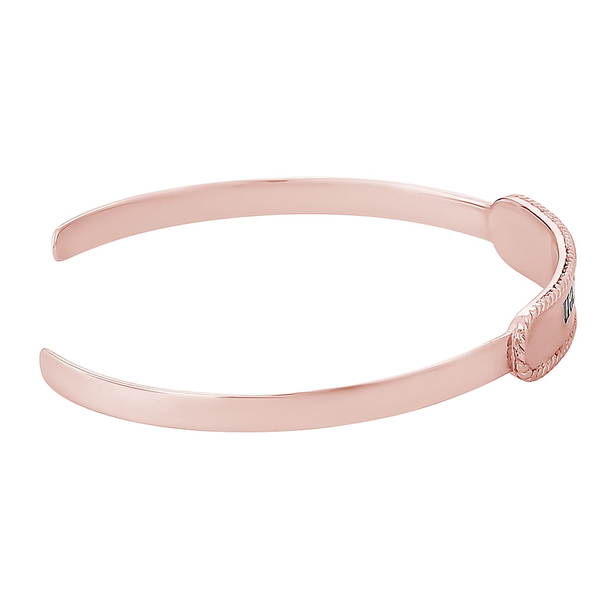 Personalized 14K RG Over Sterling Silver Cuff Bracelet (7.25 in) (9 g) image number 2