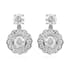 Lustro Stella Made with Finest CZ Dangle Earrings in Platinum Over Sterling Silver 8.60 ctw image number 0