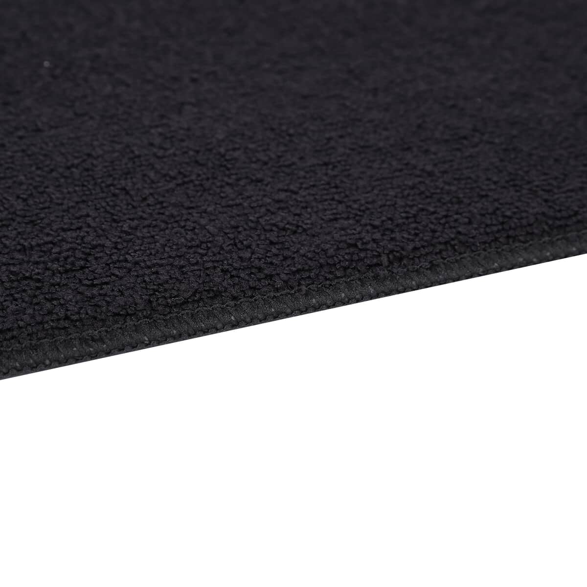 Homesmart Set of 4 Black Polyester Reversible Dish Drying Mat image number 6