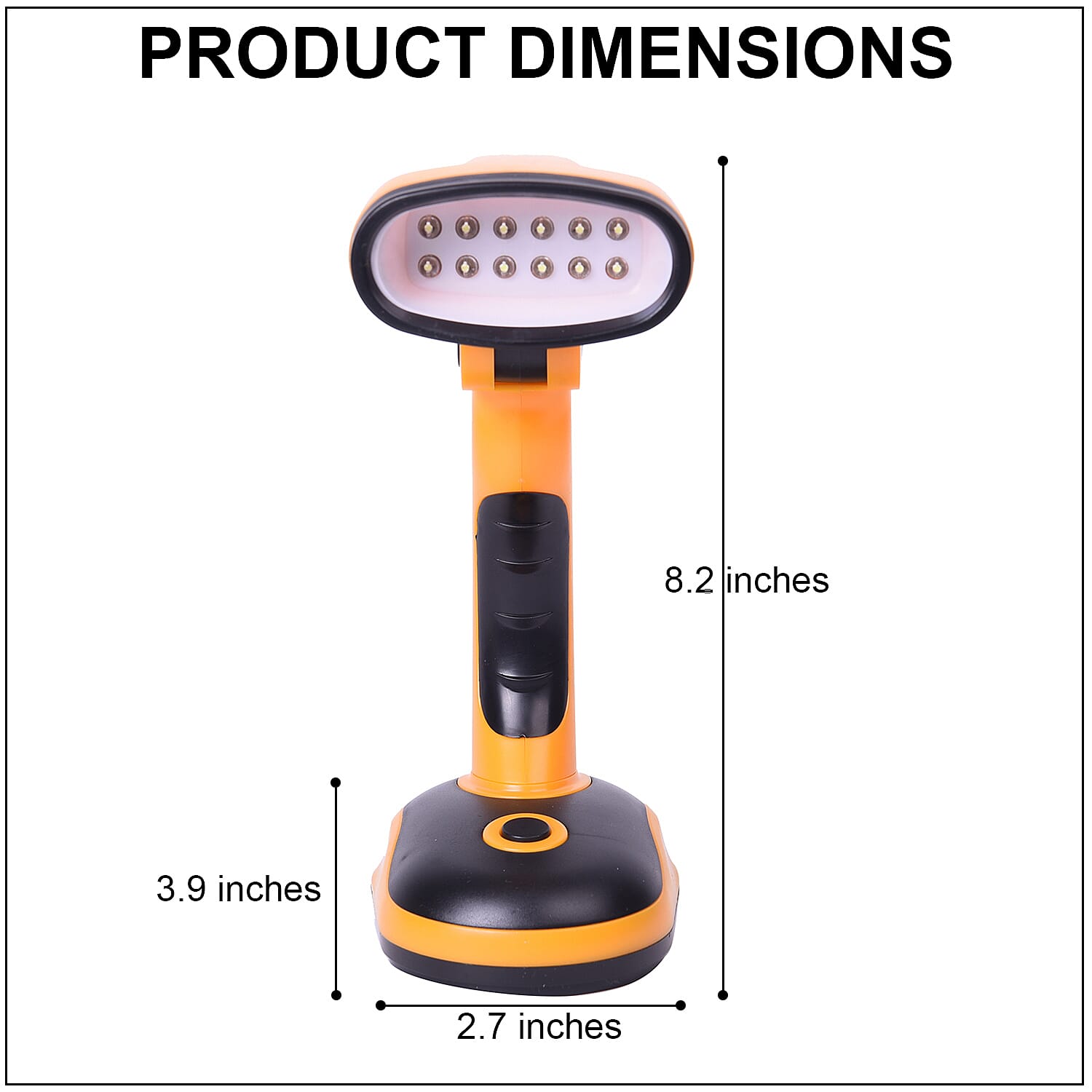 Homesmart Set of 2 Flexible Desk LED Light Lamp - Yellow & Red (3AA Batteries Not Included)