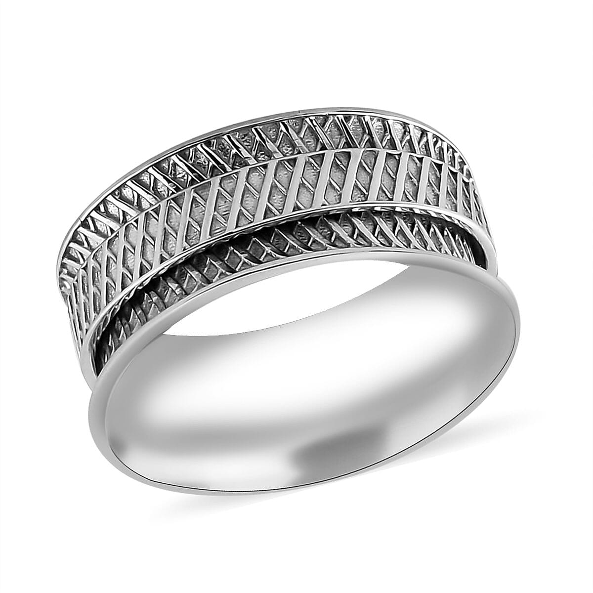 D'Joy Fancy Ring in Sterling Silver (Size 6.0) 4 Grams