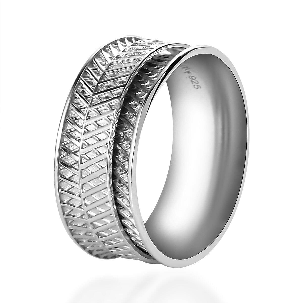 D'Joy Fancy Ring in Sterling Silver (Size 6.0) 4 Grams