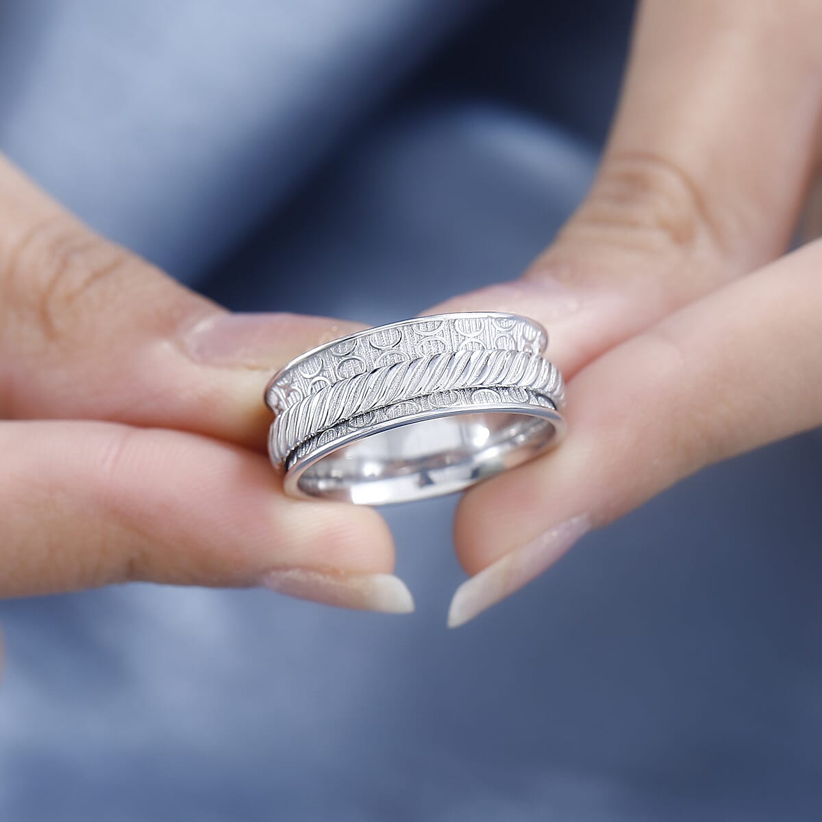 Fancy Ring in Sterling Silver (Size 9.0) 6.03 Grams image number 2