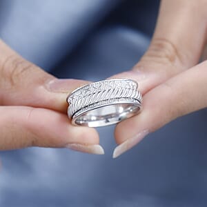 Fancy Ring in Sterling Silver (Size 9.0) 6.03 Grams