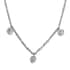 LUSTRO STELLA Made with Finest CZ Fancy Necklace 18 Inches in Platinum Over Sterling Silver 7.65 Grams 7.85 ctw image number 0