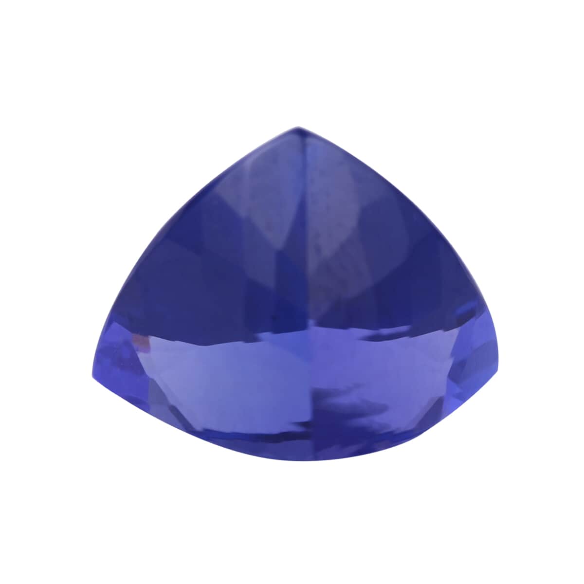 Certified and Appraised Flawless AAAA Vivid Tanzanite (Trl Free Size) Approx 4.50 ctw image number 2