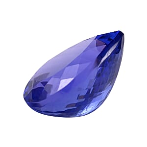 Certified and Appraised Flawless AAAA Vivid Tanzanite (Pear Free Size) Approx 4.50 ctw , Loose Gem , Loose Gemstones , Loose Stones , Jewelry Stones
