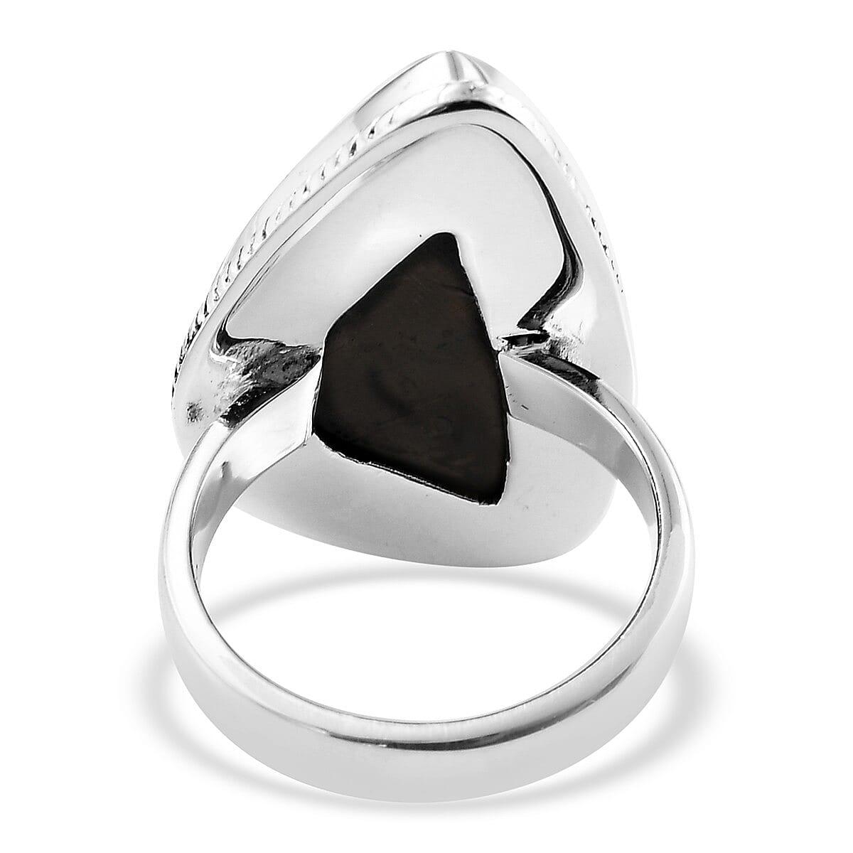 Canadian Ammolite Ring in Sterling Silver (Size 10.0) 5.50 Grams image number 4