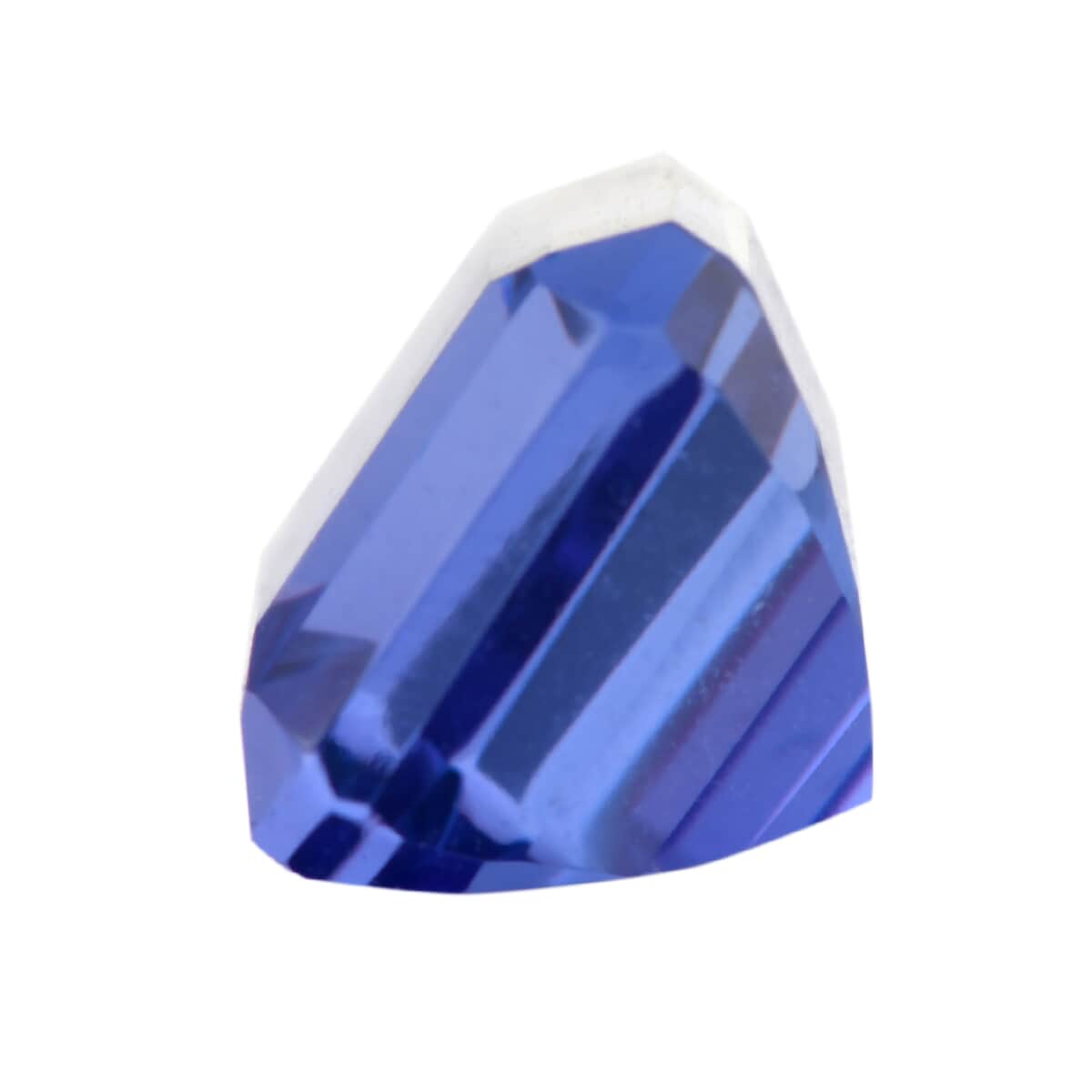 Certified and Appraised AAAA VIVID Tanzanite (Oct Free Size) Minimum 5.00 ctw image number 1