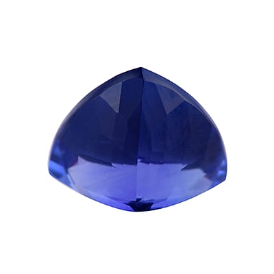 Certified and Appraised 5.00 ctw Trillion Vivid Tanzanite Loose Gemstone – AAAA Grade, Free Size