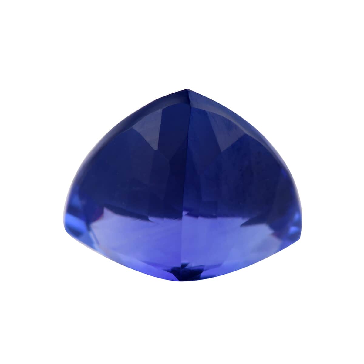 Certified and Appraised AAAA Vivid Tanzanite (Trl Free Size) 5.00 ctw, Loose Gemstone For Jewelry Making, Trillion Free Size Tanzanite Gem, Tanzanite Stone For Jewelry image number 2