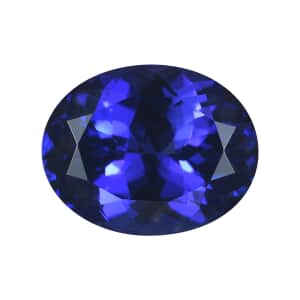 Certified and Appraised AAAA Vivid Tanzanite (Ovl Free Size) 7.00 ctw
