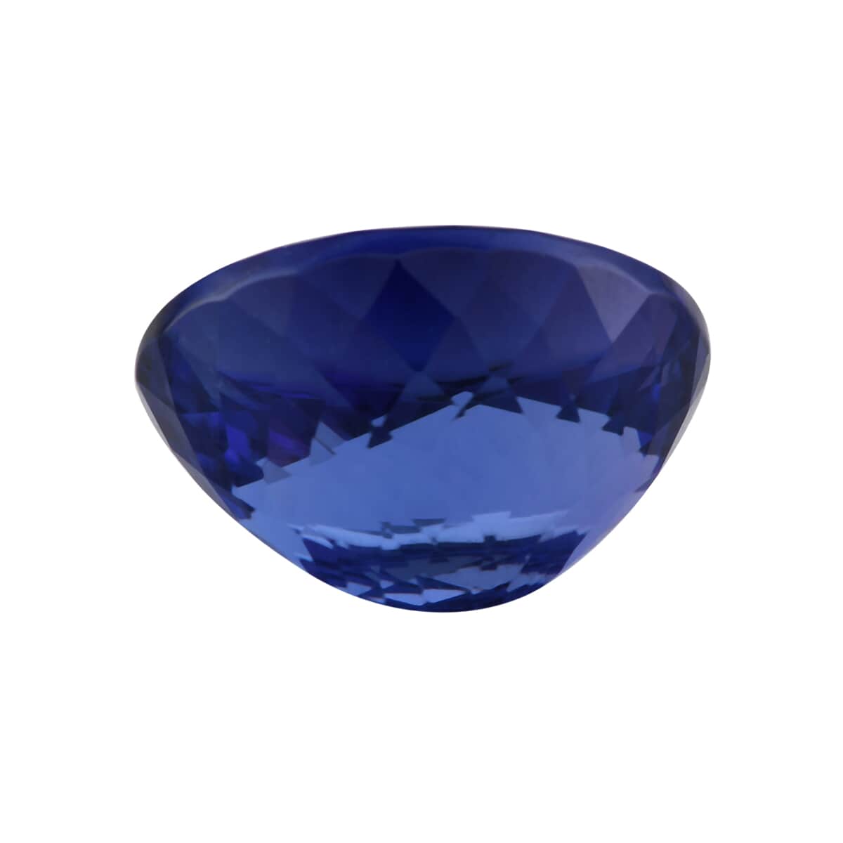 Certified and Appraised AAAA Vivid Tanzanite (Ovl Free Size) 7.00 ctw image number 2